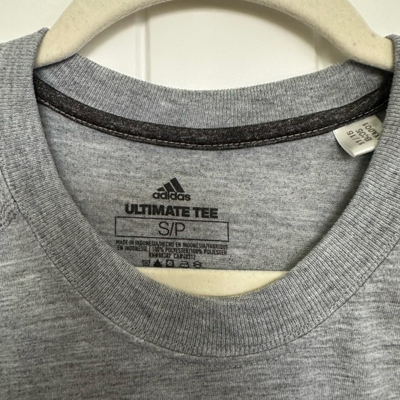 Men’s Adidas Gray Ultimate Tee - Picture 2 of 3